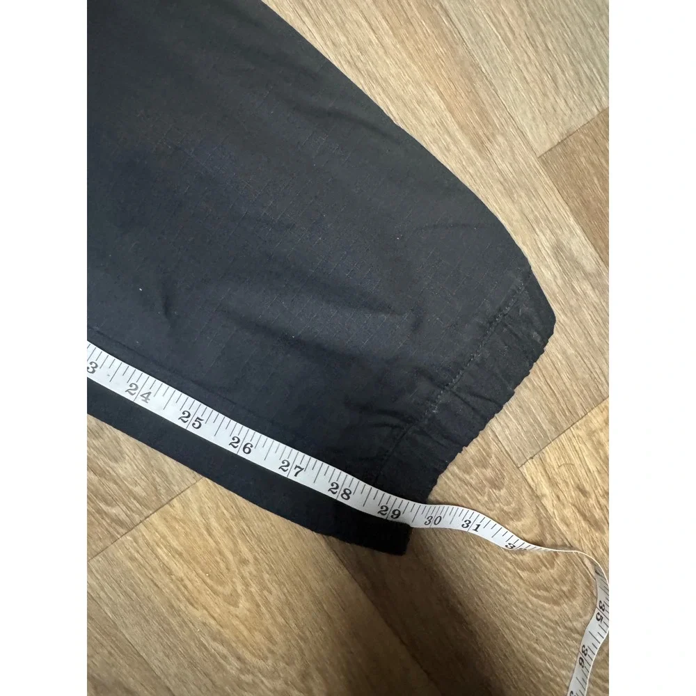True Religion Mens Jet Black Ripstop Cargo Jogger Pants Size M NEW